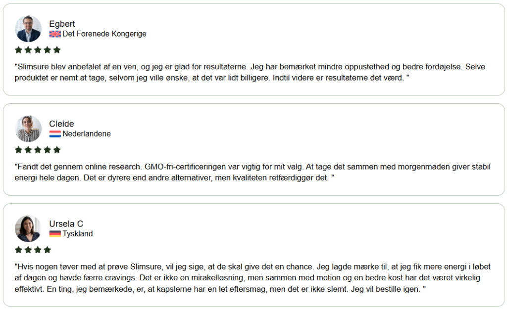SlimSure Anmeldelser